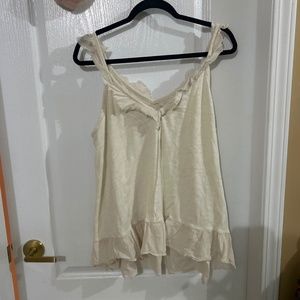 Ruffle tank